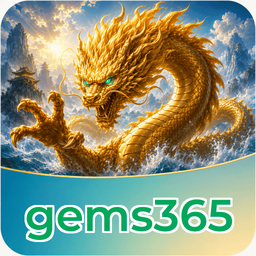 Identitas visual gems365 v4.7.5 pada perangkat uji Android